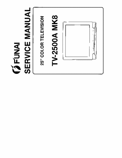 funai TV2500 MK8 schematic tv